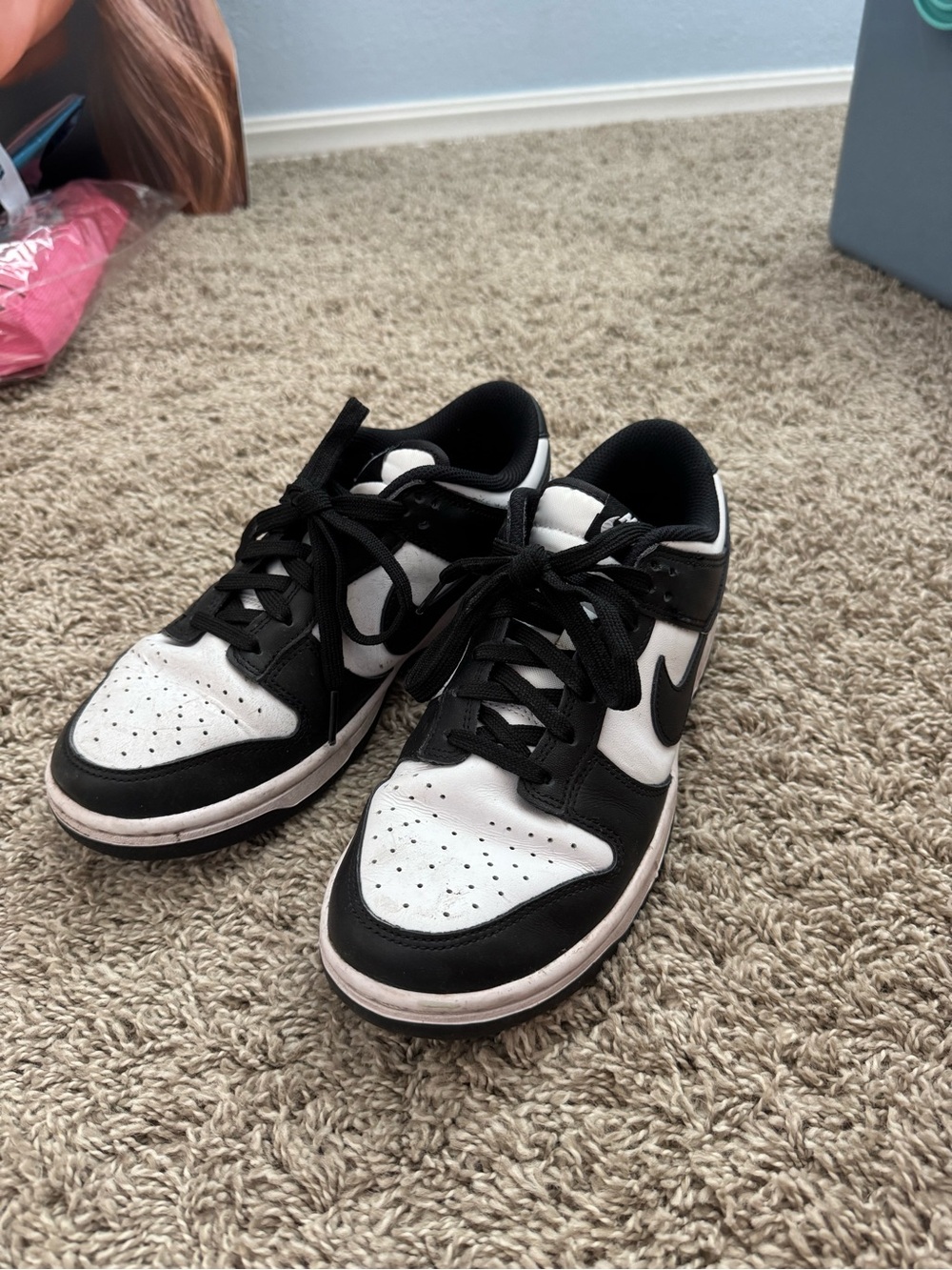 Nike Black and White Low-Top Sneakers